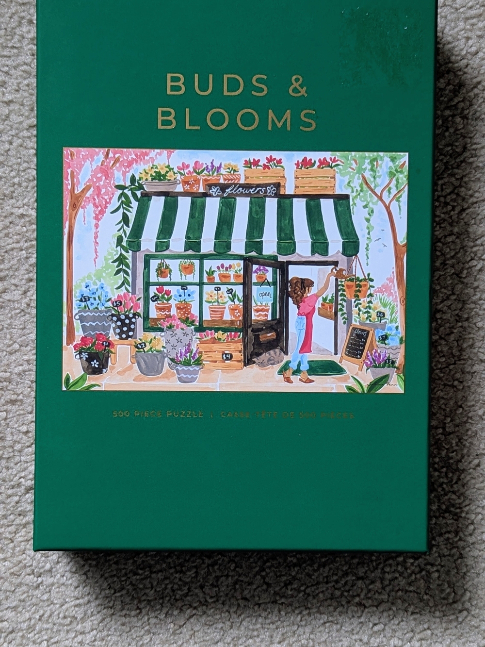 "Buds & Blooms" 500-Piece Jigsaw Puzzle